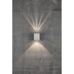 Nordlux Canto Kubi 2 Φωτιστικό Τοίχου Λευκό LED 500lm Αλουμίνιο –  49711001