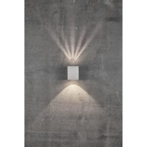 Nordlux Canto Kubi 2 Φωτιστικό Τοίχου Λευκό LED 500lm Αλουμίνιο –  49711001