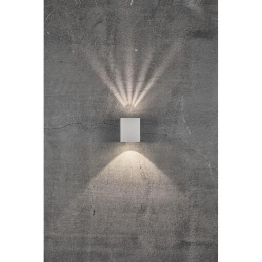 Nordlux Canto Kubi 2 Φωτιστικό Τοίχου Λευκό LED 500lm Αλουμίνιο –  49711001