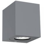 Nordlux Canto Kubi 2 Φωτιστικό Τοίχου Γκρι LED 500lm Αλουμίνιο –  49711010
