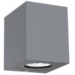 Nordlux Canto Kubi 2 Φωτιστικό Τοίχου Γκρι LED 500lm Αλουμίνιο –  49711010