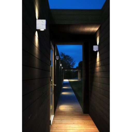 Nordlux Canto Kubi 2 Φωτιστικό Τοίχου Γαλβανιζέ LED 500lm Μεταλλικό –  49711031