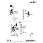 Nordlux Canto Maxi 2 Φωτιστικό Τοίχου Inox IP44 GU10  Μεταλλικό –  49721034