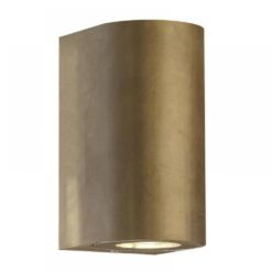 Nordlux Canto Maxi Kubi 2 Φωτιστικό Τοίχου  Ορείχαλκος IP44 GU10 –  49721035