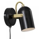 Nordlux Lotus Φωτιστικό Τοίχου Μαύρο/ Ορείχαλκος  E14  Μεταλλικό –  50101003