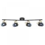 Nordlux Lotus 4-Spot  Σποτ Φωτιστικό  Μαύρο/ Ορείχαλκος  E14  Μεταλλικό –  50130103