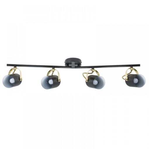 Nordlux Lotus 4-Spot  Σποτ Φωτιστικό  Μαύρο/ Ορείχαλκος  E14  Μεταλλικό –  50130103