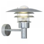 Nordlux Lønstrup 32 Sensor Φωτιστικό Τοίχου Γαλβανιζέ E27  Γυαλί –  71412031
