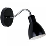 Nordlux Cyclone Φωτιστικό Τοίχου Μαύρο E14 Dimmable   –  72991003