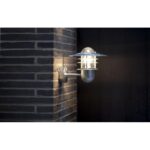 Nordlux Agger Sensor Φωτιστικό Τοίχου Γαλβανιζέ IP54 E27 Αισθητήρα Κίνησης –  74501031