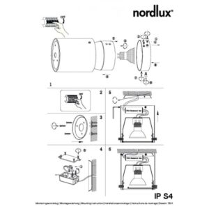 Nordlux Ip S4  Σποτ Φωτιστικό  Λευκό GU10  Μεταλλικό/Πλαστικό –  78511001