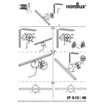 Nordlux Ip S13 40  Φωτιστικό Μπάνιου Λευκό IP44 LED 5.6W 3000K –  83061001