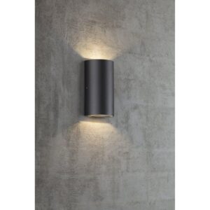 Nordlux Rold Round Φωτιστικό Τοίχου LED 5W 3000K Μαύρου Χρώματος –  84141003