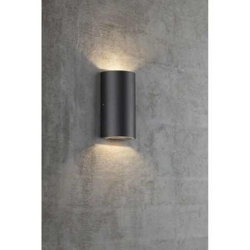 Nordlux Rold Round Φωτιστικό Τοίχου LED 5W 3000K Μαύρου Χρώματος –  84141003