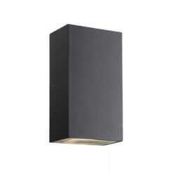 Nordlux Rold Flat Φωτιστικό Τοίχου Μαύρο LED 375lm Γυάλινο/Μεταλλικό –  84151003