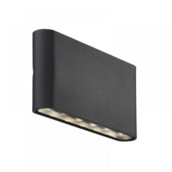 Nordlux Kinver Φωτιστικό Τοίχου Μαύρο LED 6W 3000K – 84181003