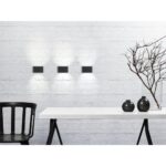 Nordlux Nene Φωτιστικό Τοίχου Μαύρο IP54 LED 48W 3000K-  872723