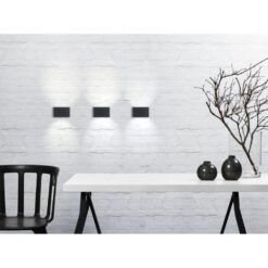 Nordlux Nene Φωτιστικό Τοίχου Μαύρο IP54 LED 48W 3000K-  872723