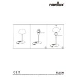 Nordlux Ellen 20 Φωτιστικό Γραφείου Green E14  Μεταλλικό/Πλαστικό –  48555023