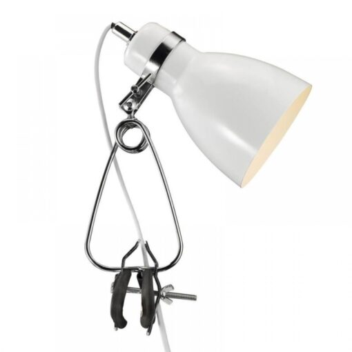 Nordlux Cyclone Clamp Lamp Λευκό E14 Dimmable –  73072001