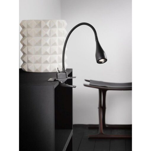 Nordlux Mento Clamp Lamp Μαύρο LED 3W 3000K – 75582003