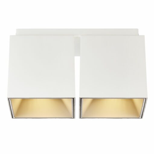 Nordlux Ethan 2-Spot  Εξωτερικό Σποτ   Λευκό Ματ  GU10  Αλουμίνιο/Μεταλλικό –  2110410101