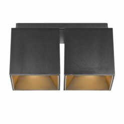 Nordlux Ethan 2-Spot Εξωτερικό Σποτ Μαύρο Ματ GU10 Αλουμίνιο/Μεταλλικό – 2110410103