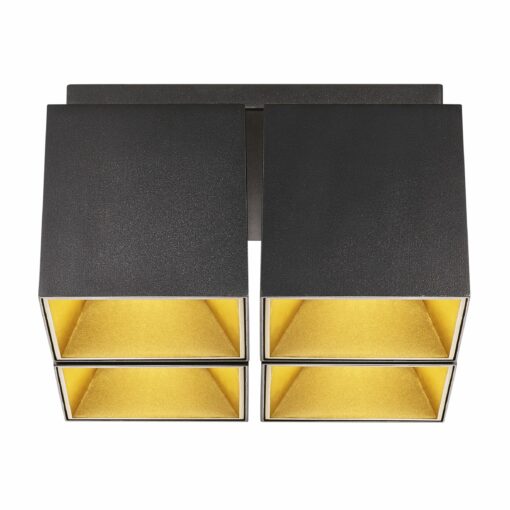 Nordlux Ethan 4-Spot  Εξωτερικό Σποτ  Μαύρο Ματ  GU10  Αλουμίνιο/Μεταλλικό –  2110430103