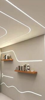 Ευκαμπτο Trimless Προφίλ Αλουμινίου Γυψοσανίδας 9mm Οπάλ Κάλυμμα Σιλικόνης 2m ACA – P121FL