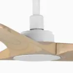 Faro Barcelona HEYWOOD S Ανεμιστήρας Οροφής με Τηλεχειριστήριο Λευκός με Ξύλο – 33805