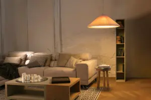 Faro Barcelona SAIGON IN 700 Κρεμαστό Φωτιστικό Μπεζ Χρώματος E27 – 20116