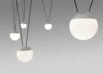 Faro Barcelona MINE GLASS SPACE Κρεμαστό 4Φωτο Φωτιστικό Οροφής, Λευκού Χρώματος- 28375-4L