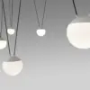 Faro Barcelona MINE GLASS SPACE Κρεμαστό 5Φωτο Φωτιστικό, Λευκού Χρώματος – 28375-5L