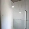Faro Barcelona MINE GLASS SPACE Κρεμαστό 2Φωτο Φωτιστικό, Λευκού Χρώματος- 28375-2L