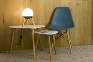 Faro Barcelona MINE GLASS Επιτραπέζιο Φωτιστικό, Γκρι Χρώματος – 28379