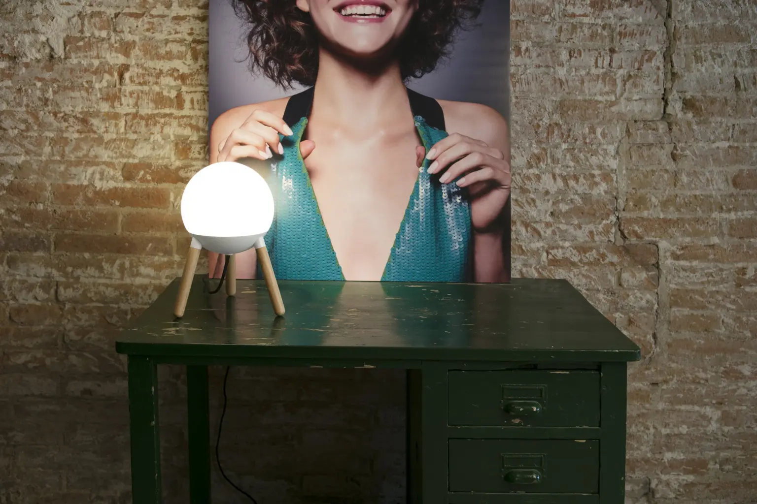 Faro Barcelona MINE GLASS Επιτραπέζιο Φωτιστικό Λευκού Χρώματος – 28378