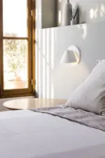 Faro Barcelona NOON Επιτοίχιο Φωτιστικό Ανάγνωσης Λευκού Χρώματος- 62355