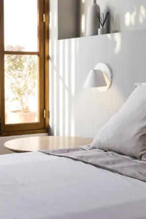 Faro Barcelona NOON Επιτοίχιο Φωτιστικό Ανάγνωσης Λευκού Χρώματος- 62355