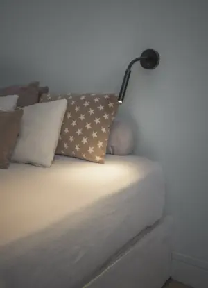 Faro Barcelona KALE Επιτοίχιο Φωτιστικό με Εύκαμπτο βραχίονα Μαύρου Χρώματος – 62703