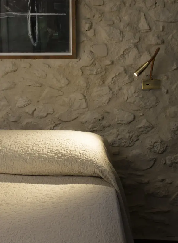 Faro Barcelona LEAD Επιτοίχιο Μπρονζέ Φωτιστικό Ανάγνωσης LED 3W 3000K- 62704