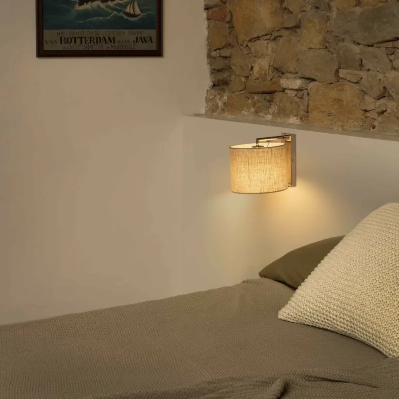 Faro Barcelona SAHARA Επιτοίχιο Φωτιστικό Λευκού Χρώματος-62705