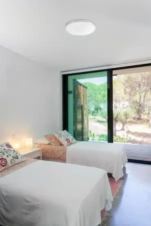 Faro Barcelona ΑΜΙ Φωτιστικό Οροφής, Χρώμα Σατεν Νικέλιο, LED 15W 2700K – 63398