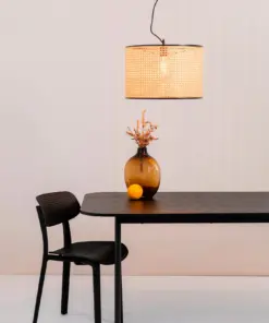 Faro Barcelona MAMBO Κρεμαστό Φωτιστικό Μαύρου-Ρατταν Χρώματος – 64314-48