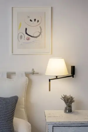 Faro Barcelona RON Επιτοίχιο Φωτιστικό Μπεζ Χρώματος, Περιστρεφόμενο – 64400-11