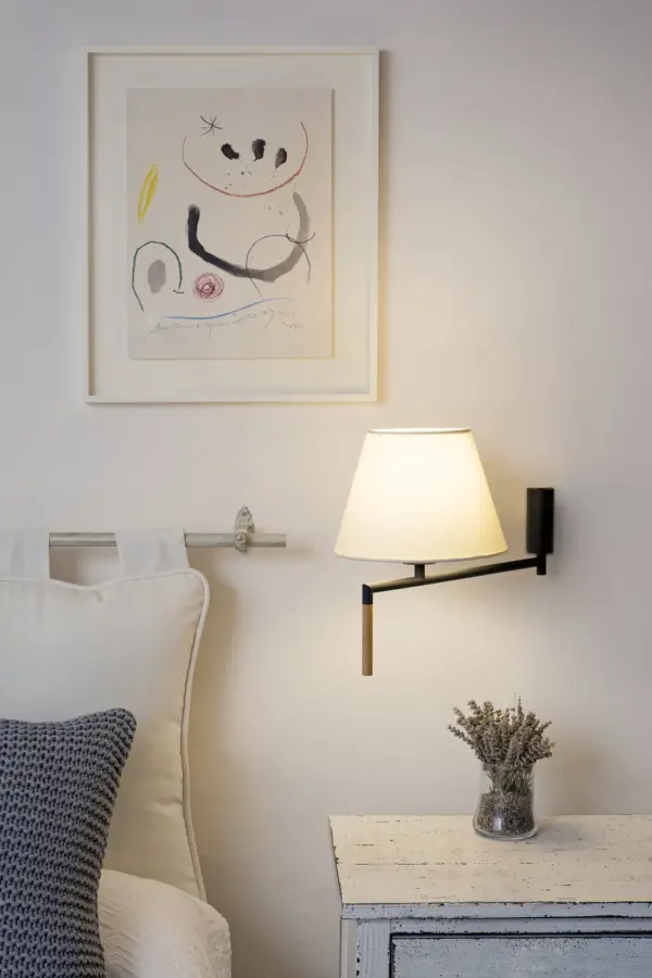 Faro Barcelona RON Επιτοίχιο Φωτιστικό Μπεζ Χρώματος, Περιστρεφόμενο – 64400-11