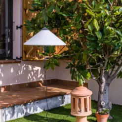 Faro Barcelona HUE OUT Κρεμαστό Φορητό Φωτιστικό Λευκού Χρώματος- 71584-01