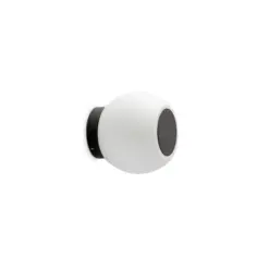 Faro Barcelona Φωτιστικό Τοίχου Moy LED 4W Μαύρο IP44 3000K FARO – 40093