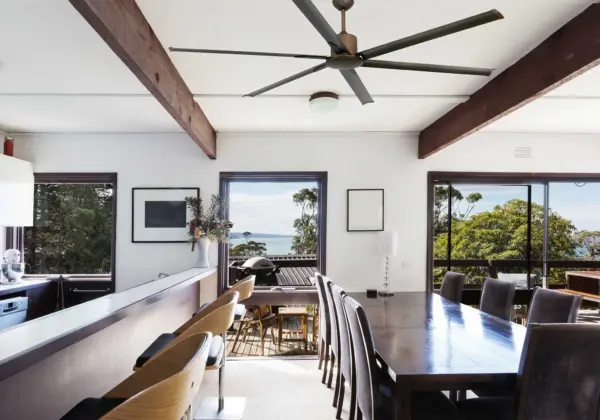 Faro Barcelona ANDROS XL Ανεμιστήρας Οροφής με Τηλεχειριστήριο Καφέ Χρώματος – 33462A