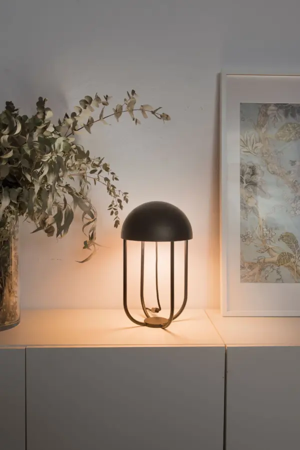 Faro Barcelona JELLYFISH Επιτραπέζιο Φωτιστικό, Μαύρου Χρυσού Χρώματος, LED 6W 3000K – 24522