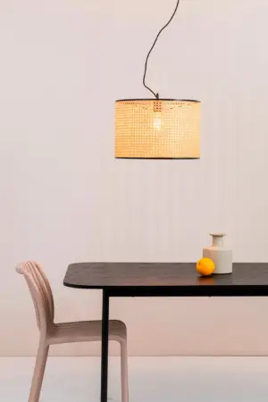 Faro Barcelona MAMBO Κρεμαστό Φωτιστικό Μαύρου-Ρατταν Χρώματος – 64314-49